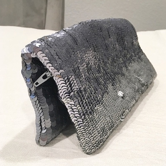 Club Monaco Handbags - Club Monaco Sequin Fold Over Clutch